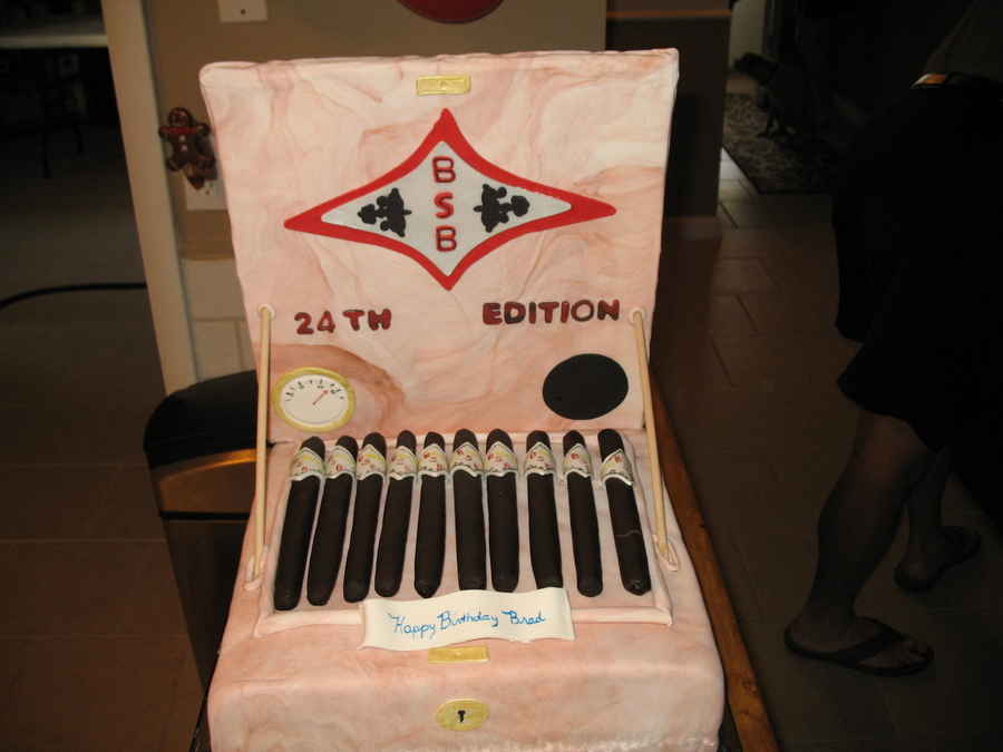 Fondant Covered Tried For A Wood Grain Look But Need More Practice On