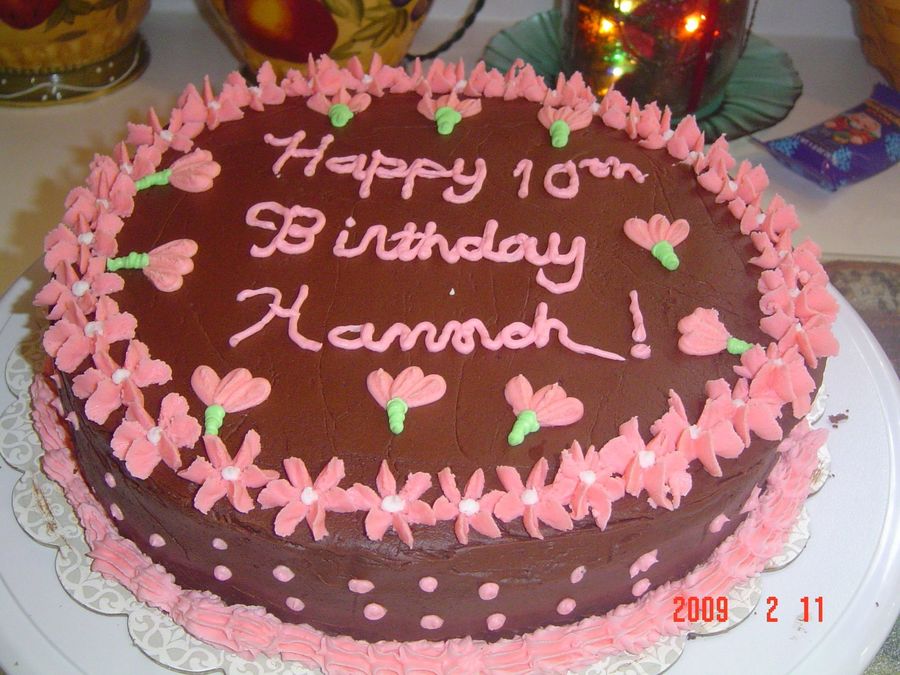 My Daughter's Birthday Cake.