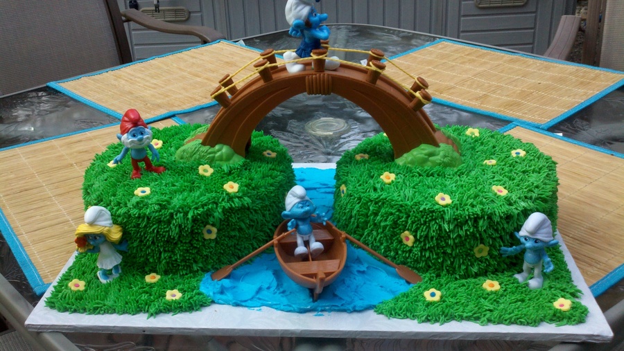 Smurfette Birthday Cake Smurfette Birthday Cake