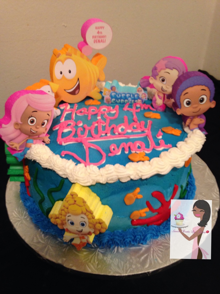 Bubble Guppies Cake For A Special 4yr Old Cakecentral Com