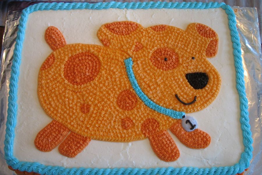 1St Birthday Puppy Dog Cake