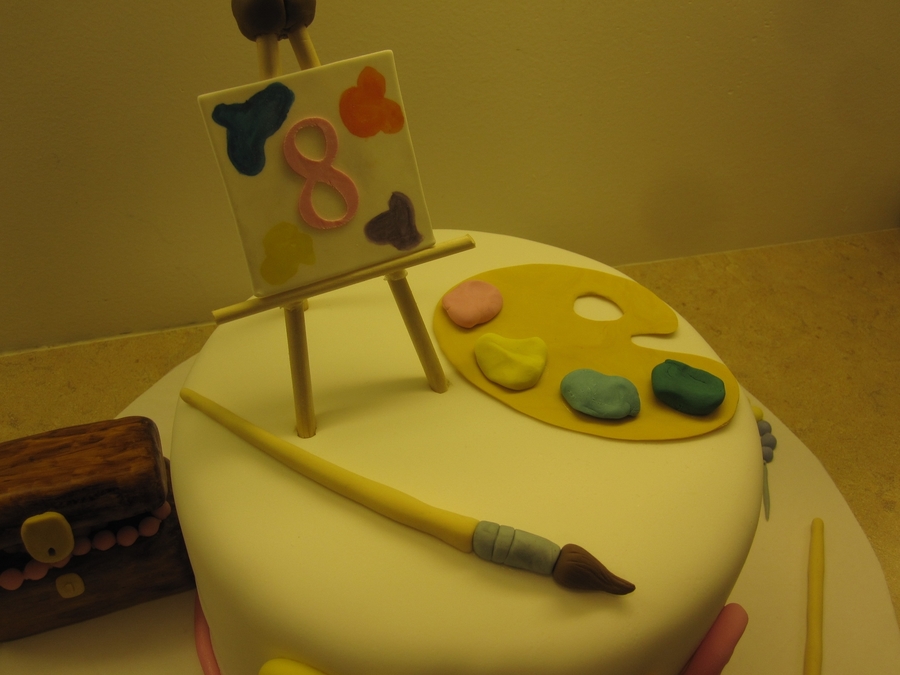 Artist Cake / Painting Cake