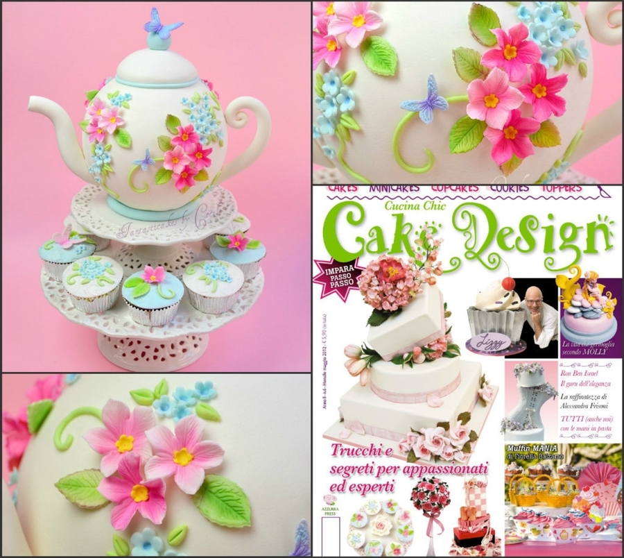 Spring Teapot - CakeCentral.com Spring Teapot - CakeCentral.com