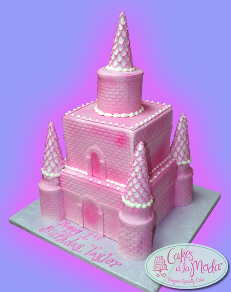 pink castle cake on cake central