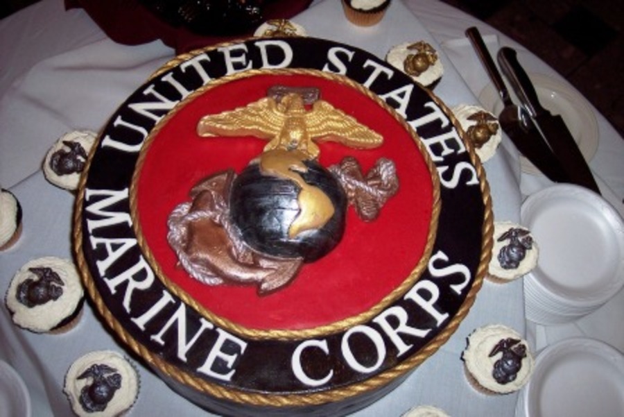 Marine Corp Retirement Cake Cakecentral Com