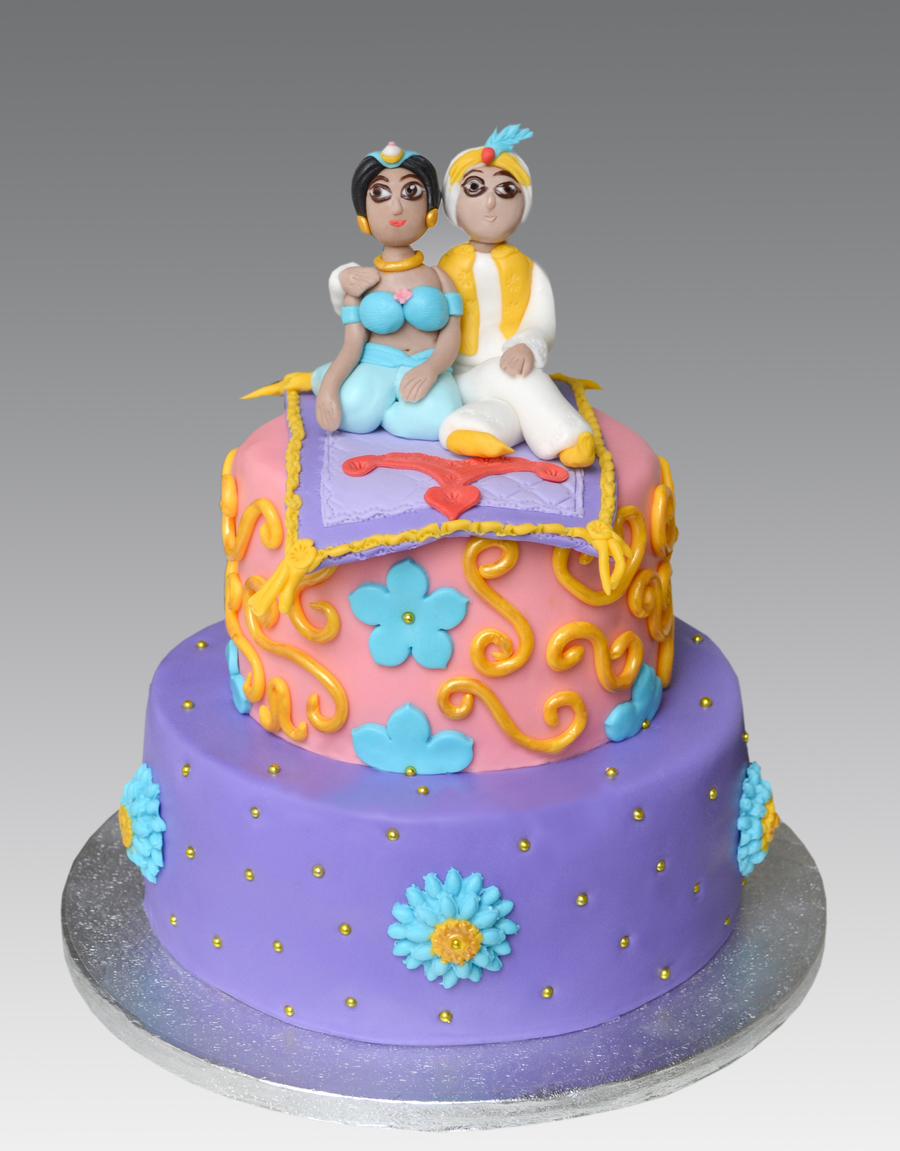 Aladdin And Jasmine Cake