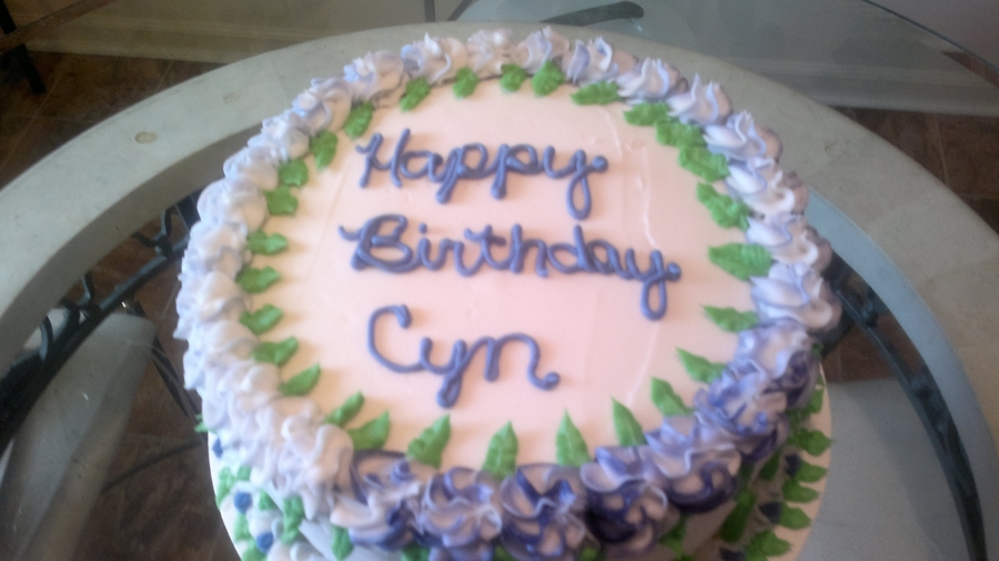Cynthia Birthday Cake