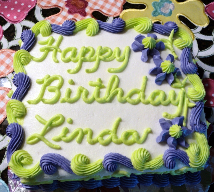 Linda's Birthday Cake - CakeCentral.com