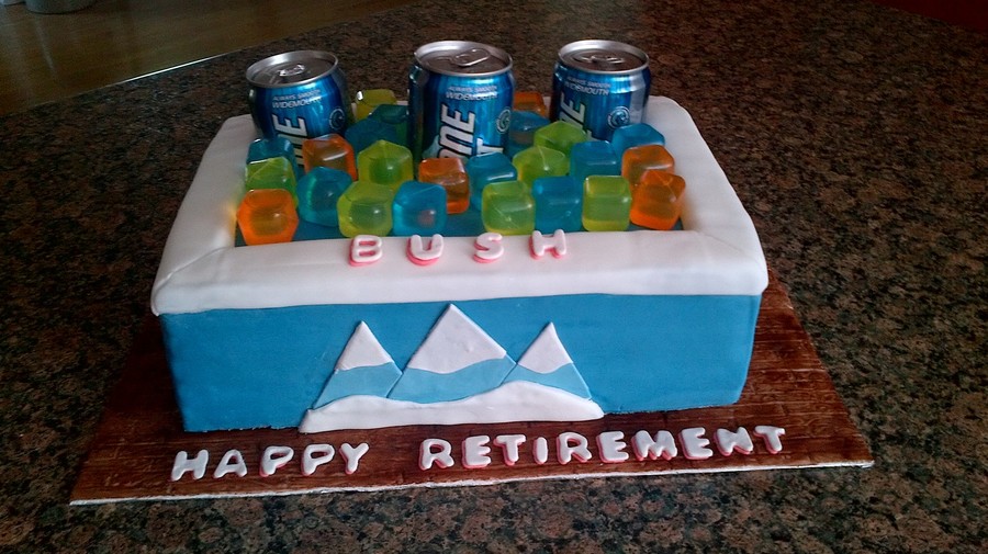 Beer Cooler Cake