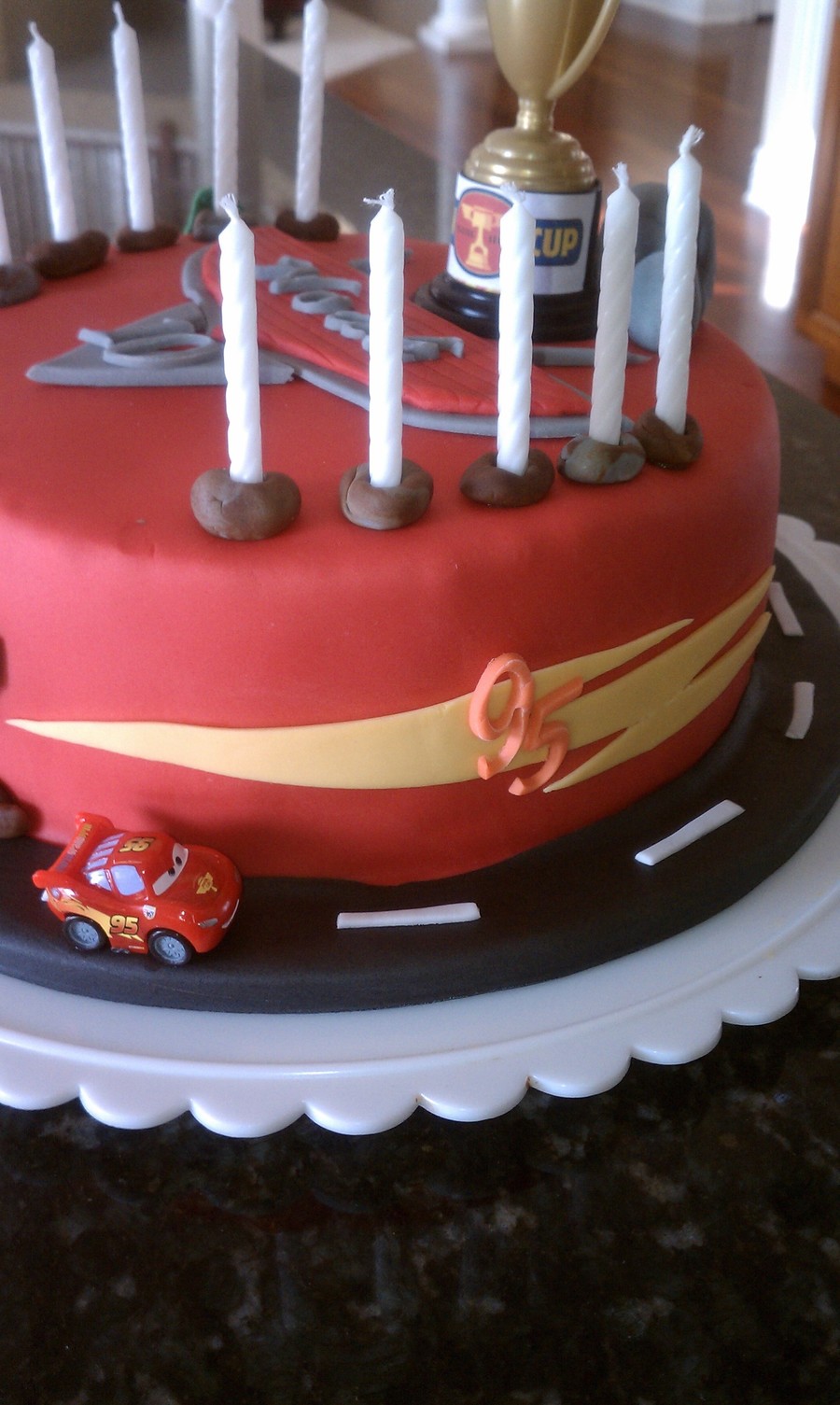 Cars 2 Piston Cup Birthday Cake