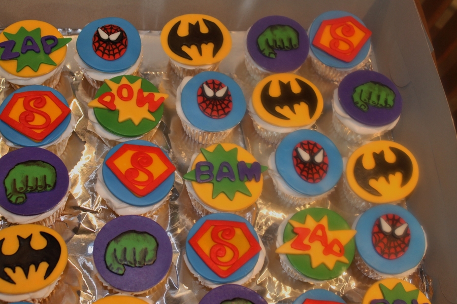 Superhero Cupcakes