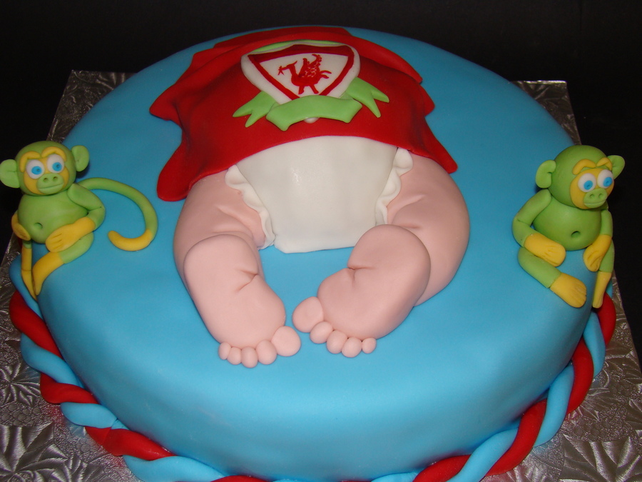Liverpool Baby Shower Cake