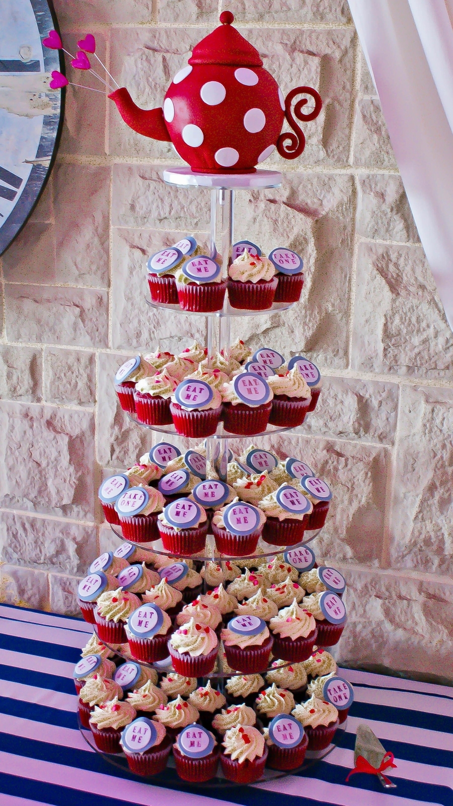 Whimsical Teapot Cake And Cupcakes