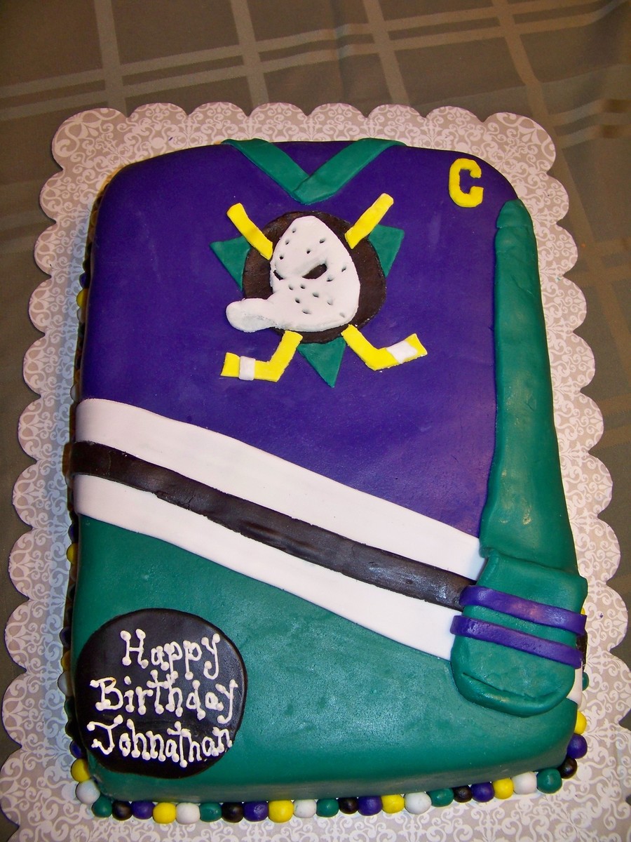 Mighty Ducks Birthday Cake