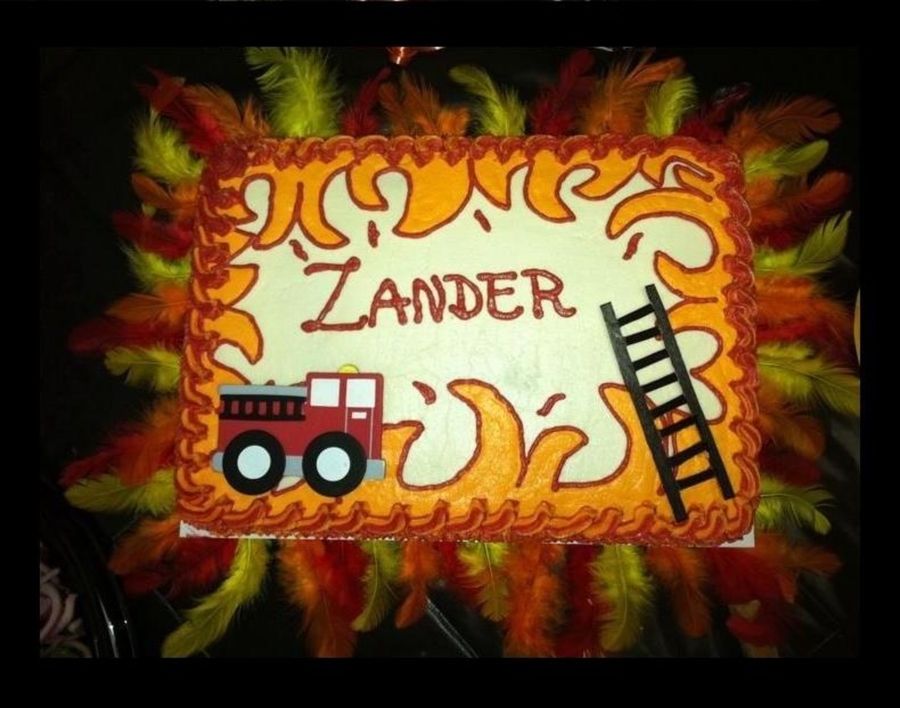 Firefighter Baby Shower Cake Cakecentral Com