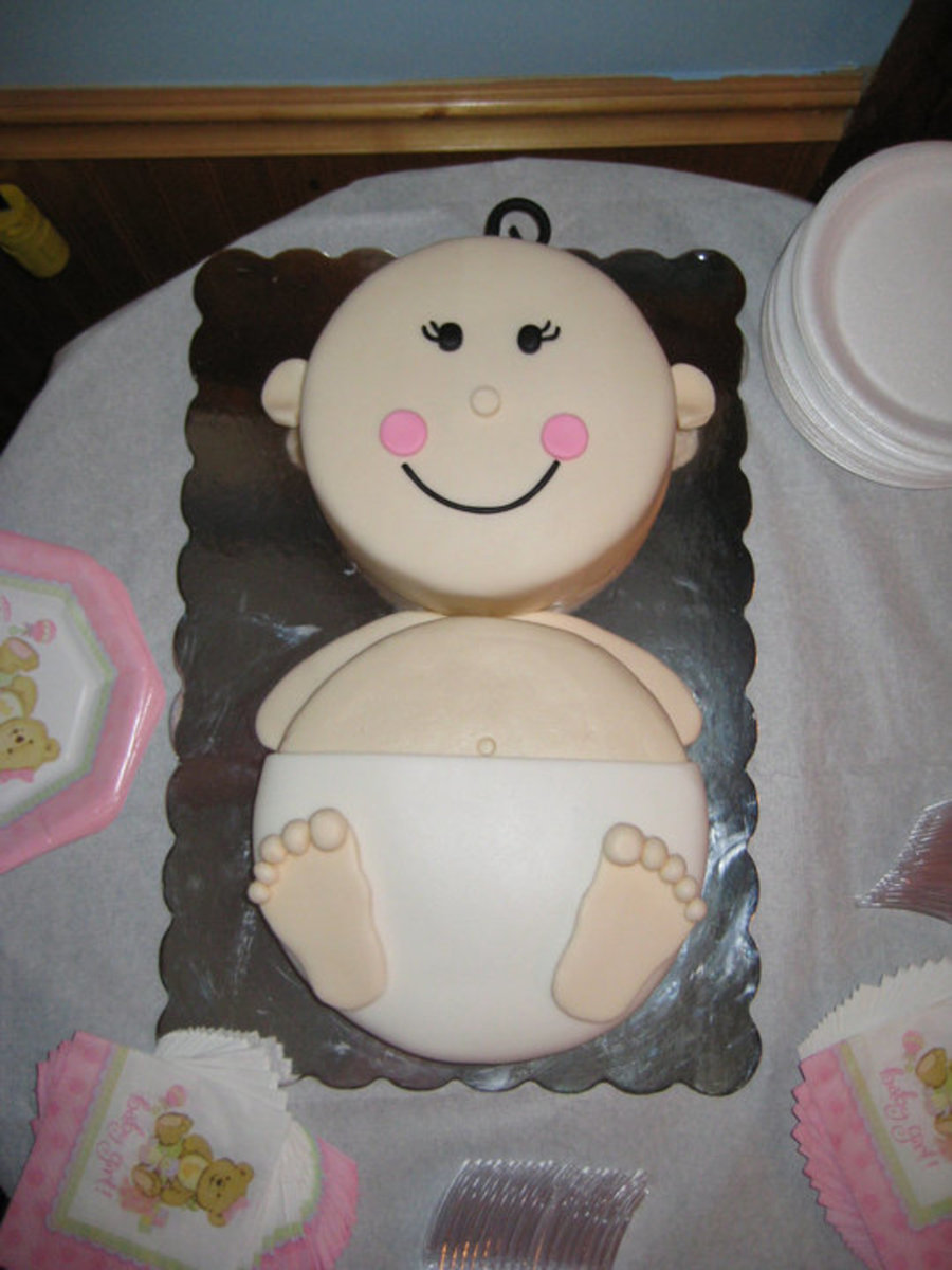 Baby In Diaper Cake