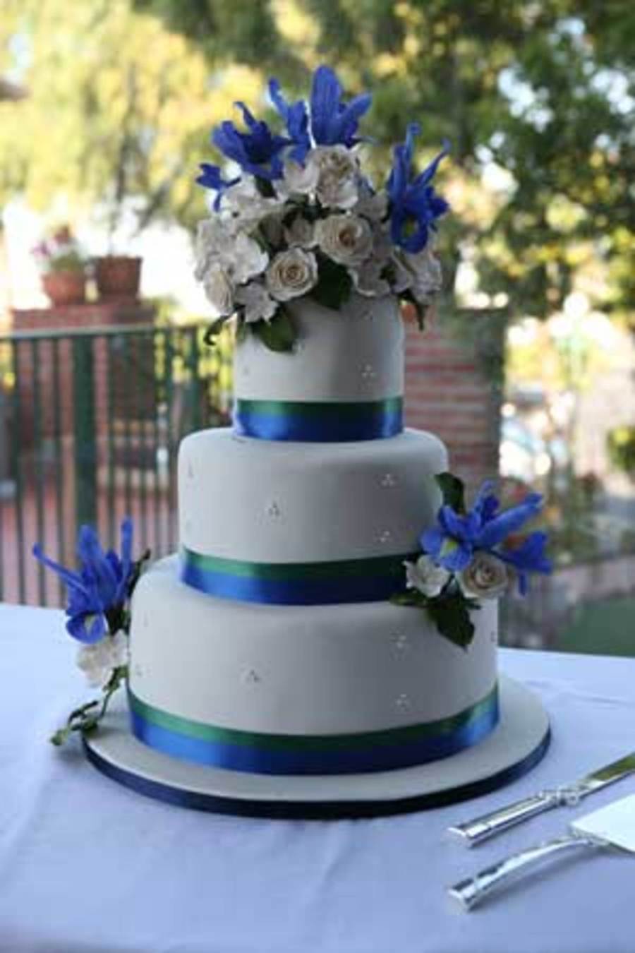 Iris Wedding Cake