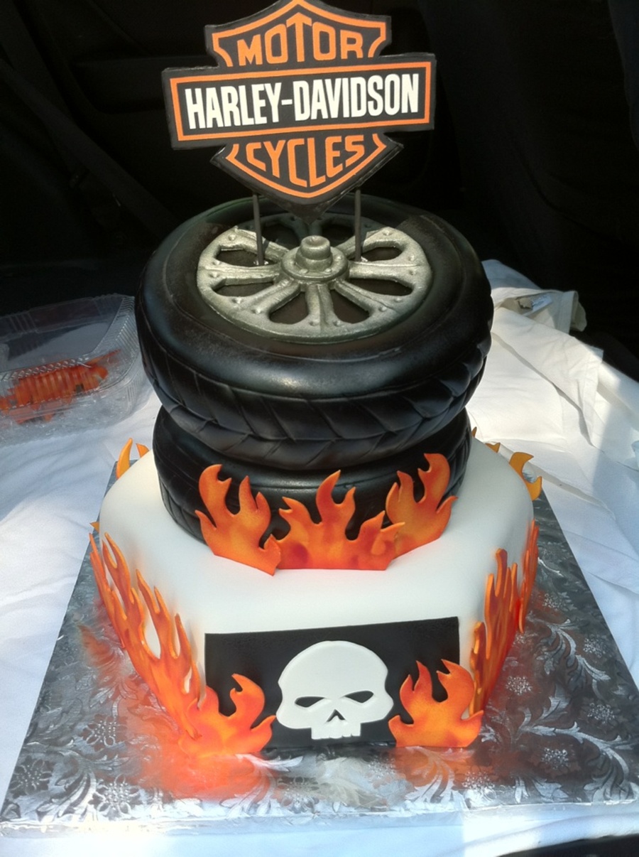 harley davidson logo cake pan