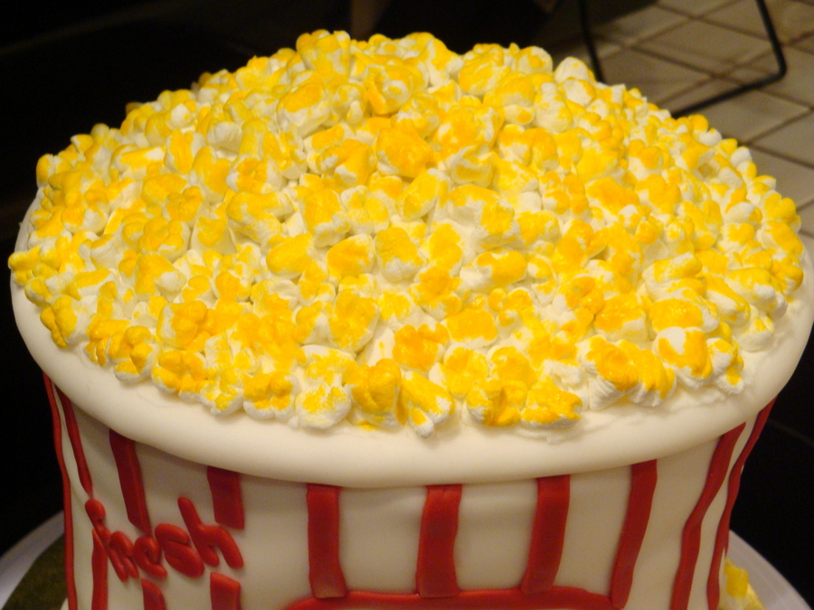 popcorn shed birthday cake