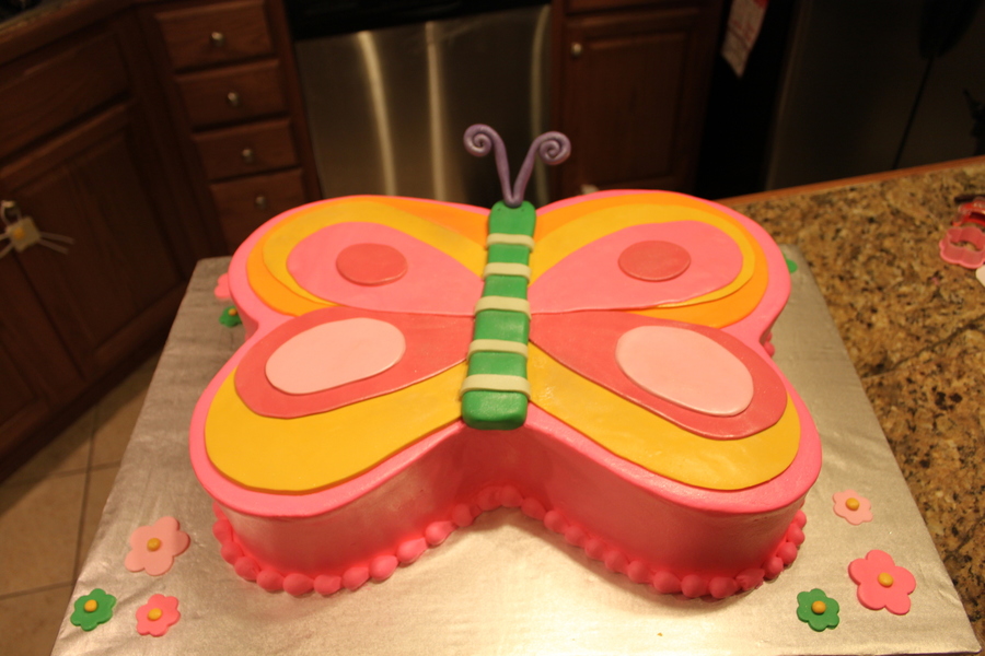 Sculpted Butterfly Cake