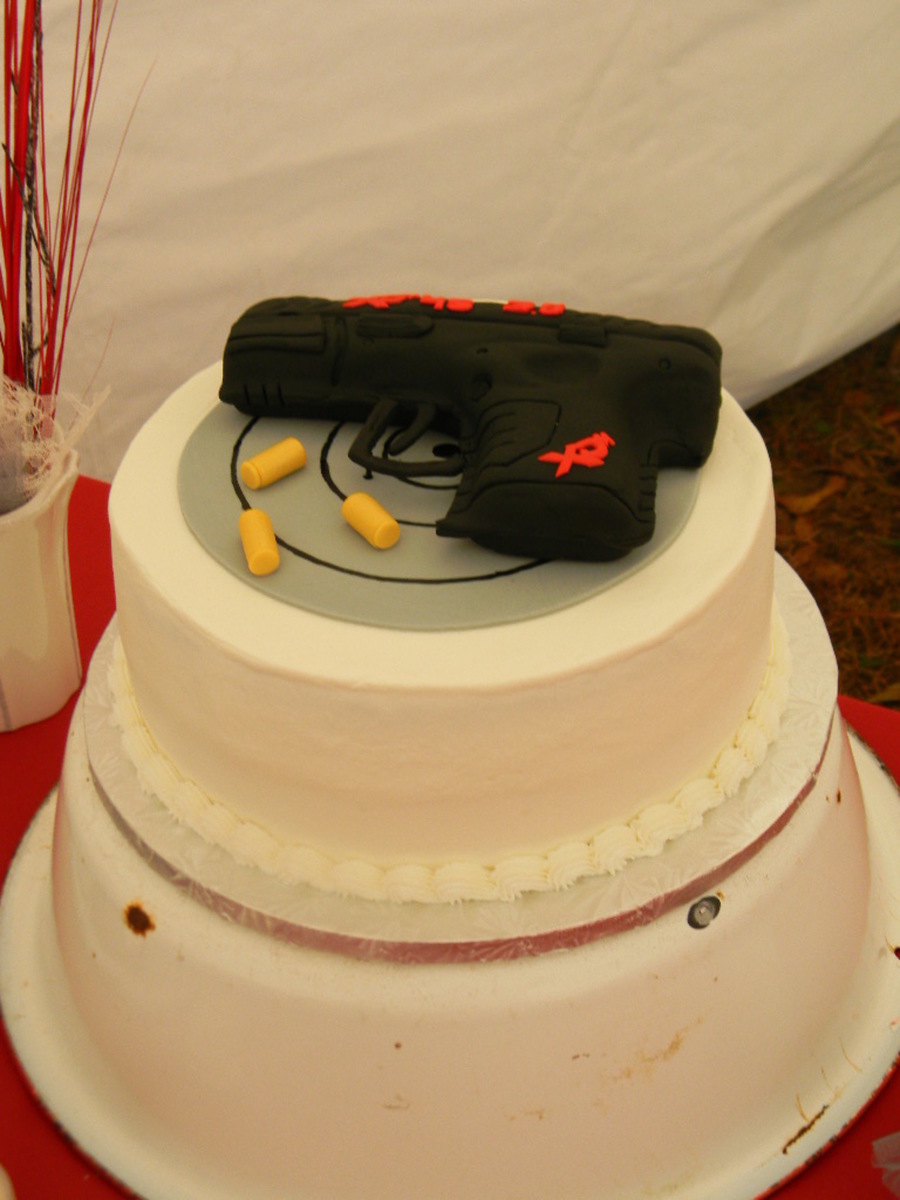 Grooms Hobby Is Target Shooting