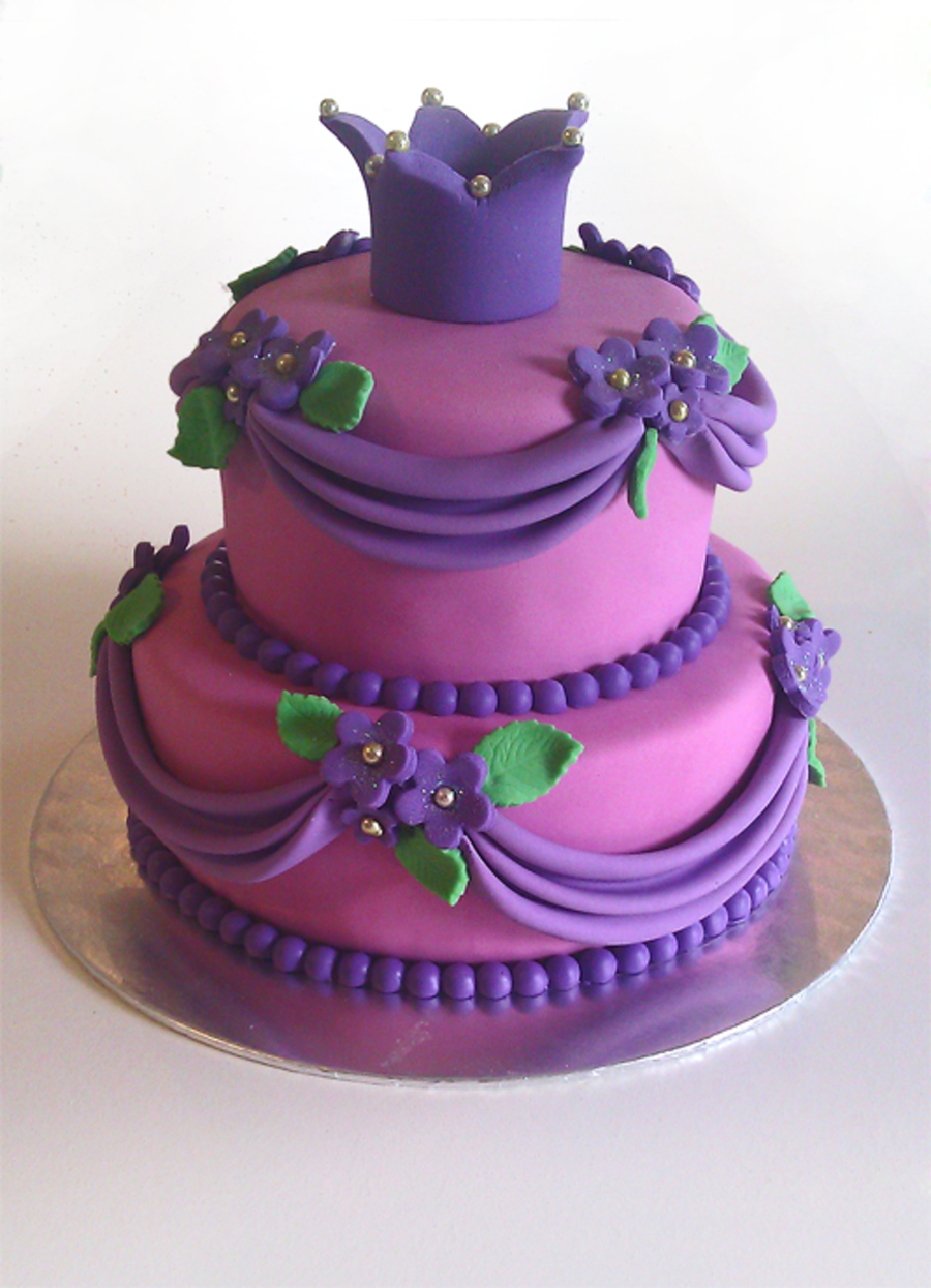 Pink And Purple - CakeCentral.com