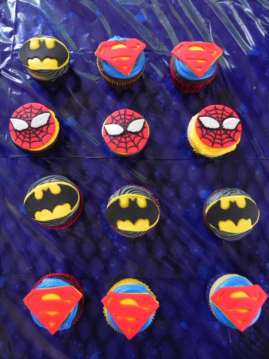 Superhero Cupcakes Cakecentralcom