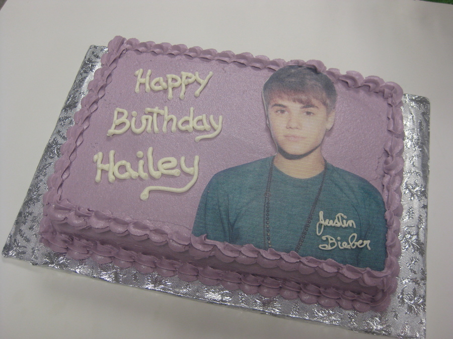 Justin Bieber Birthday Cake Cakecentral Com