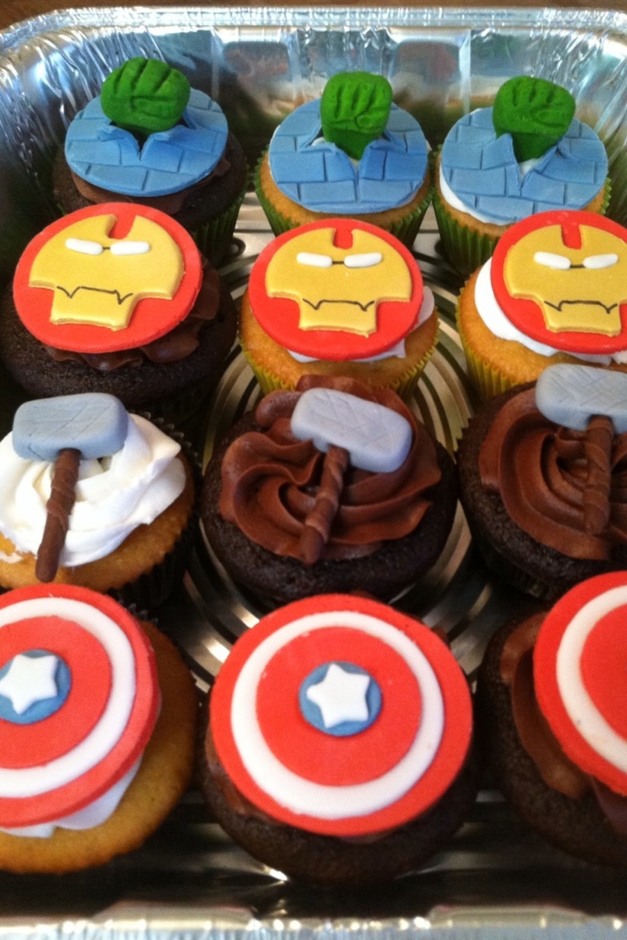 Avengers Cupcakes