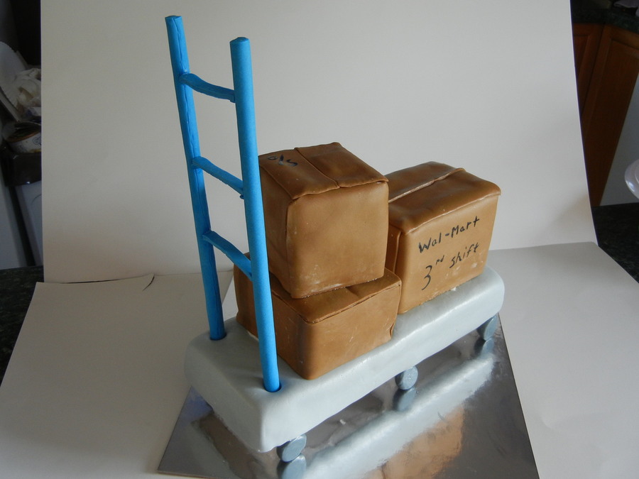 Ladder Cart Cake