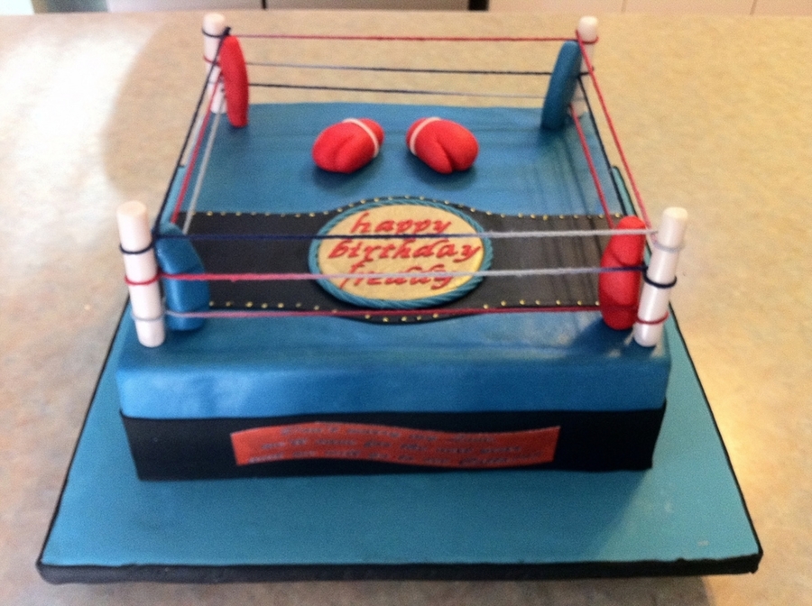 Boxing Sport Cake