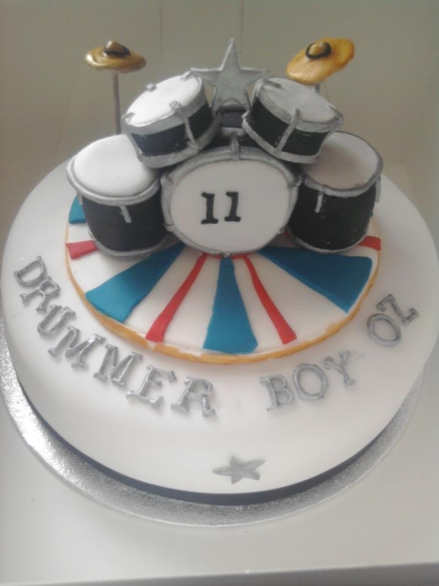 Drum Themed Cake