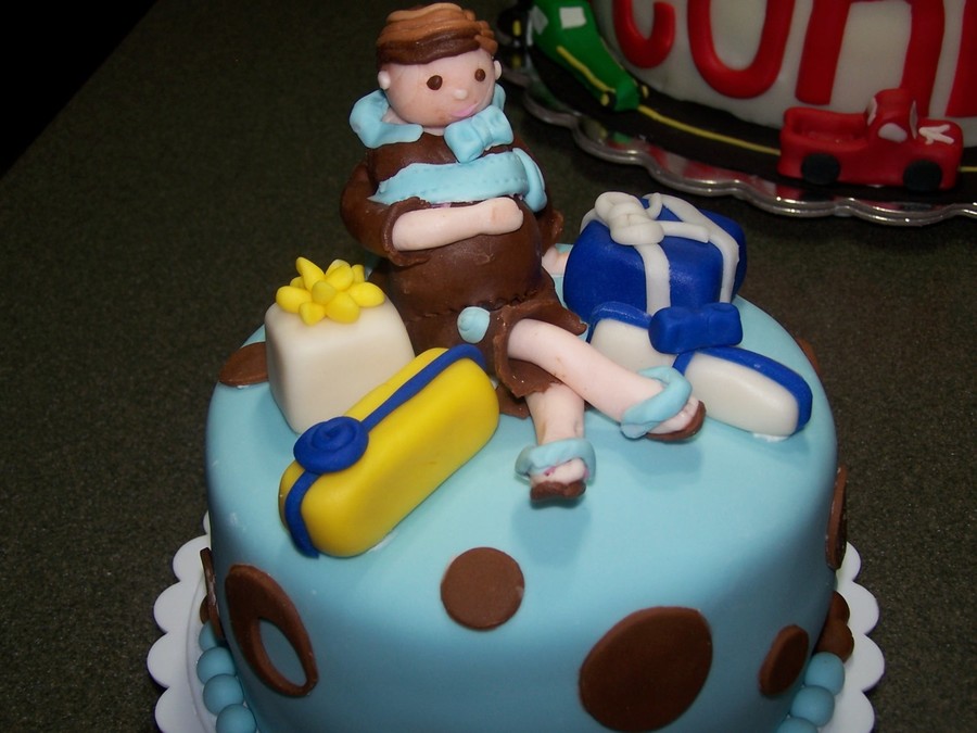 Baby Shower Cupcake Tower Topper