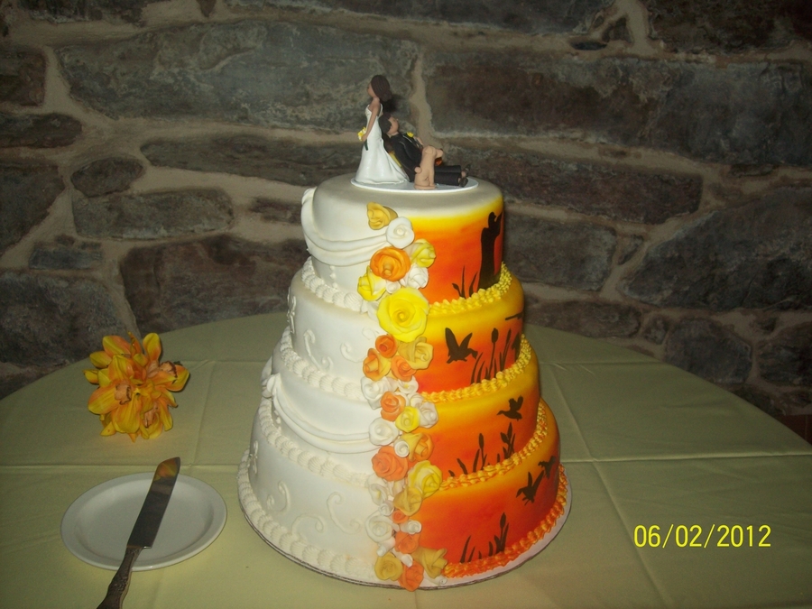 Half And Half Wedding Cakecentral Com