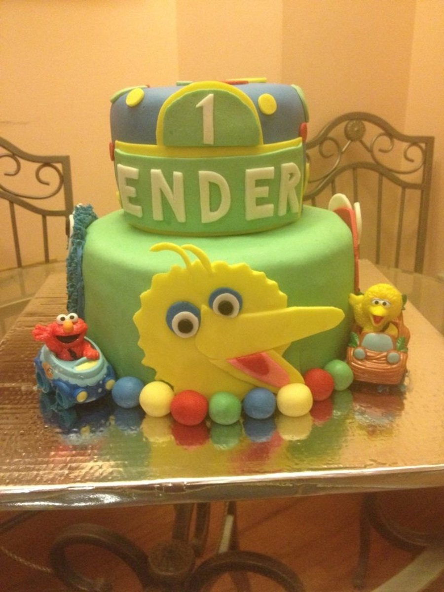 Sesame Street Cake For 1St Birthday - CakeCentral.com