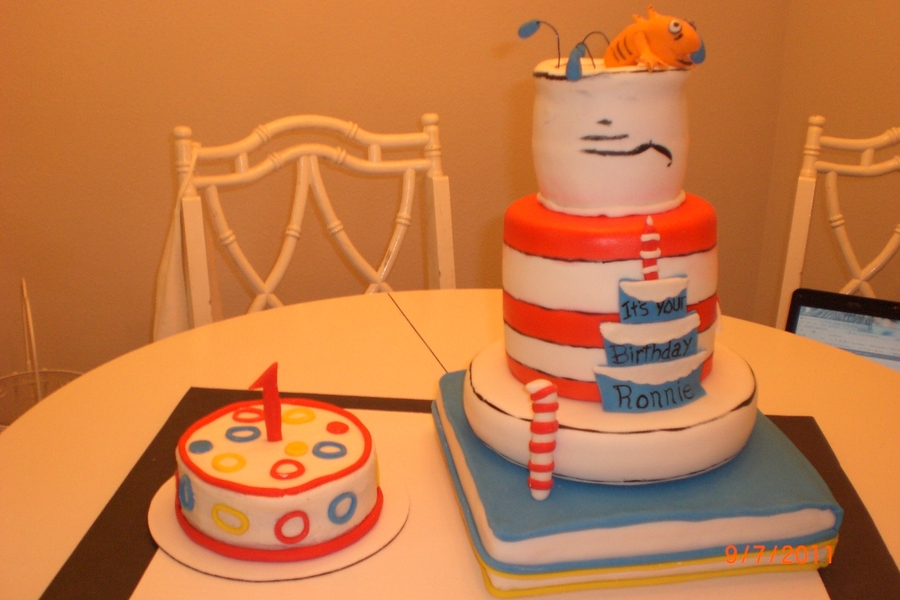 Dr.seuss Cat In The Hat - CakeCentral.com