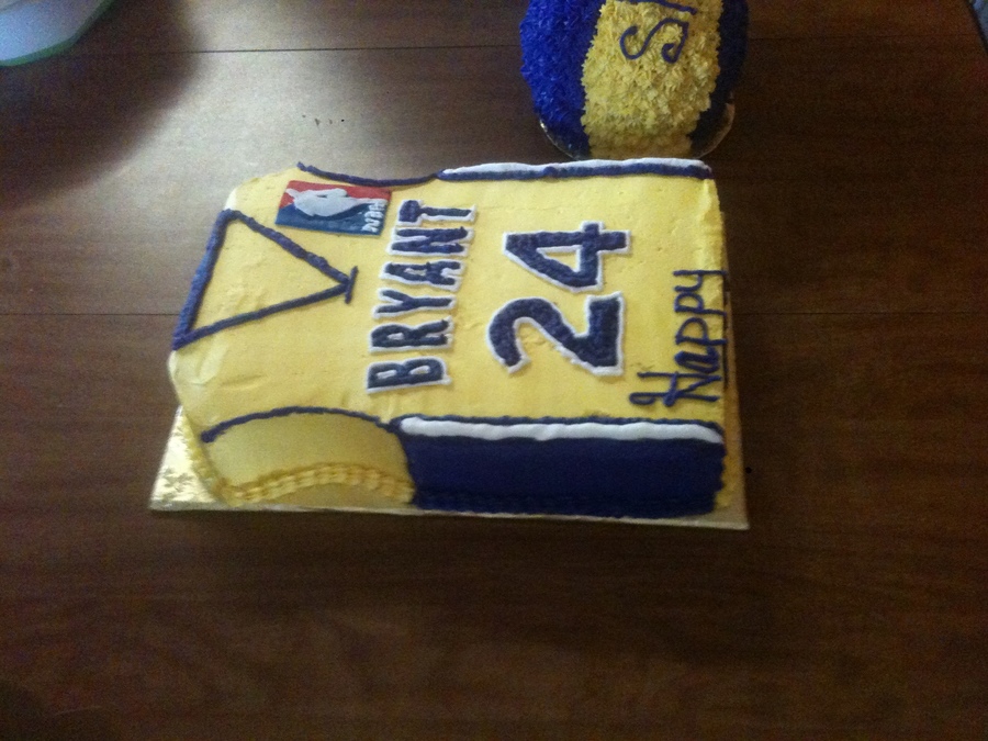 Kobe Bryant Jersey Cake Cakecentral Com
