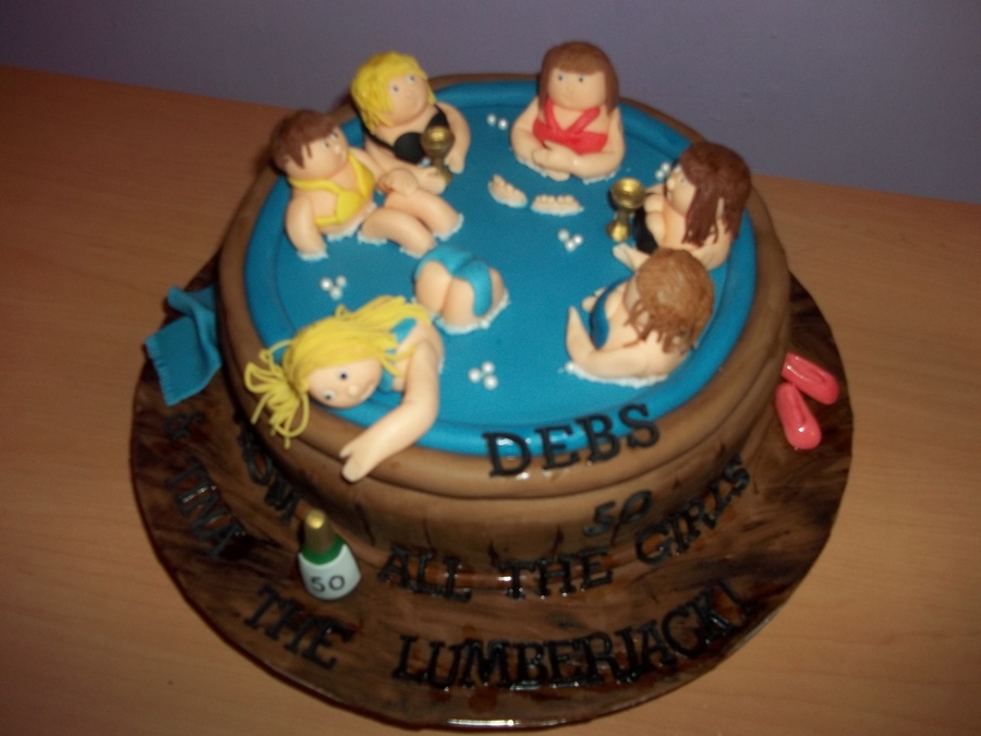 Hot Tub Cake