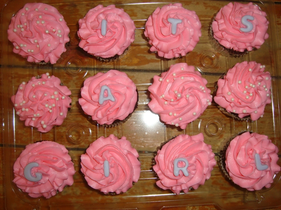 It's A Girl Cupcakes