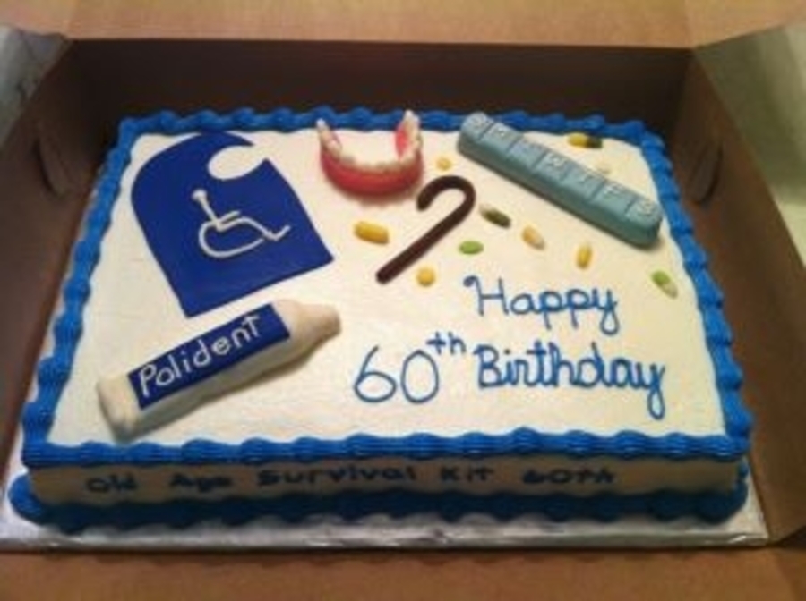 Old Age Birthday Cake