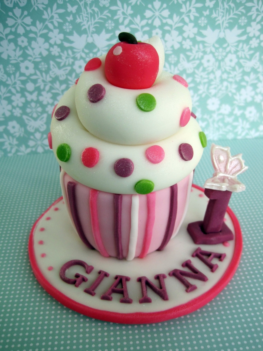 Cupcake Cake Topper Cakecentral Cupcake Cake Topper Cakecentral