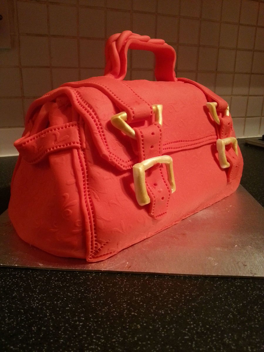 All Fondant Hand Bag Cake