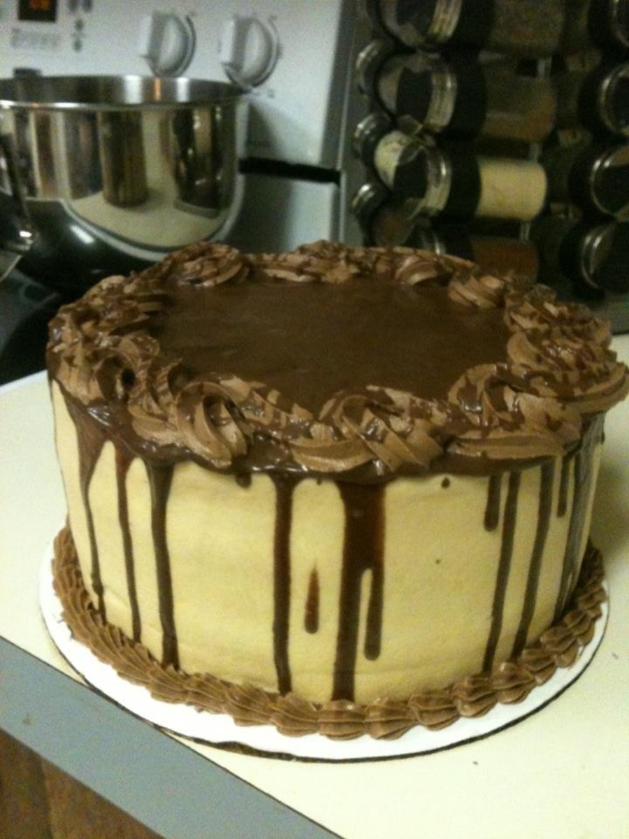Peanut Butter Ganache Cake