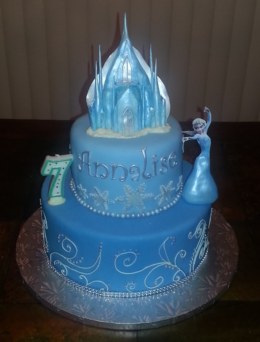 Frozen Cake With Elsa CakeCentral