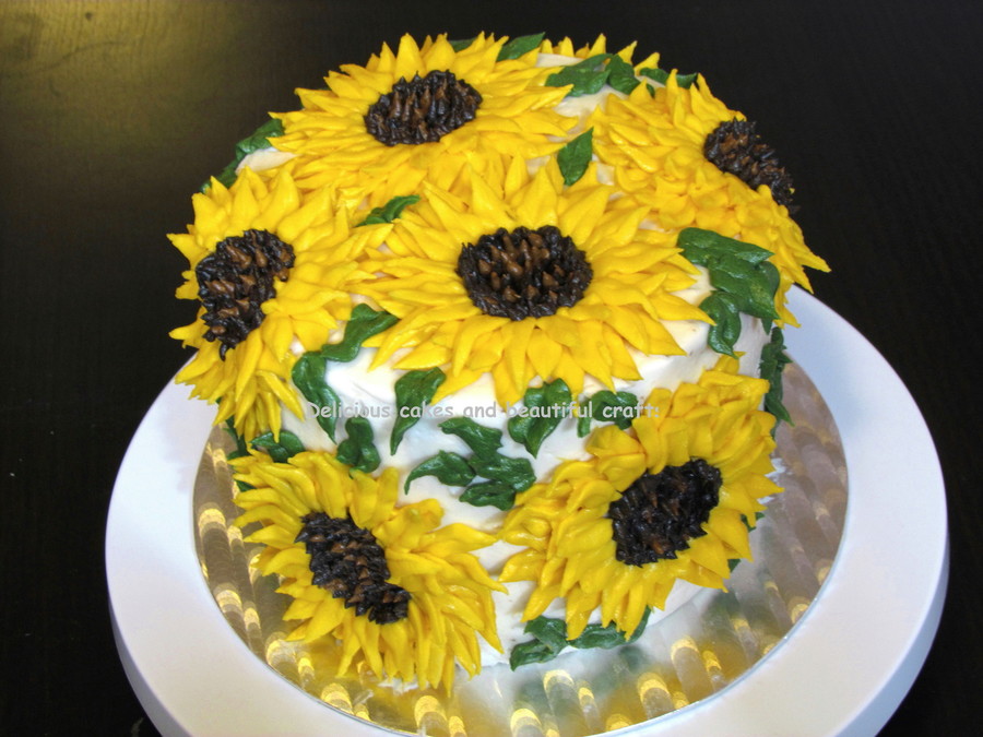 Images Of Cakes With Sunflowers Images Of Cakes With Sunflowers