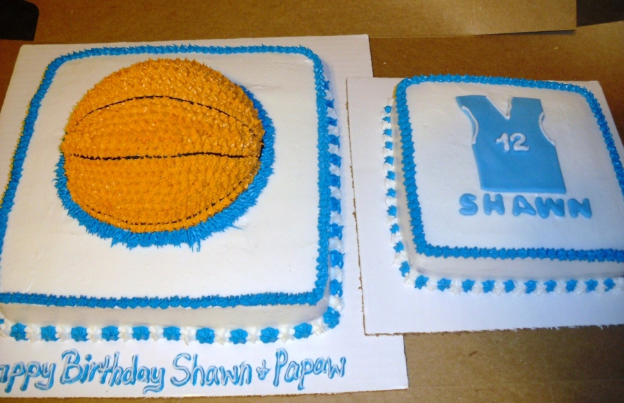 Basketball And Jersey Cake