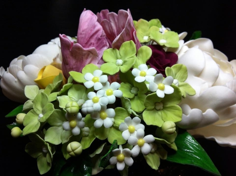 Gum Paste Flower Bouquet