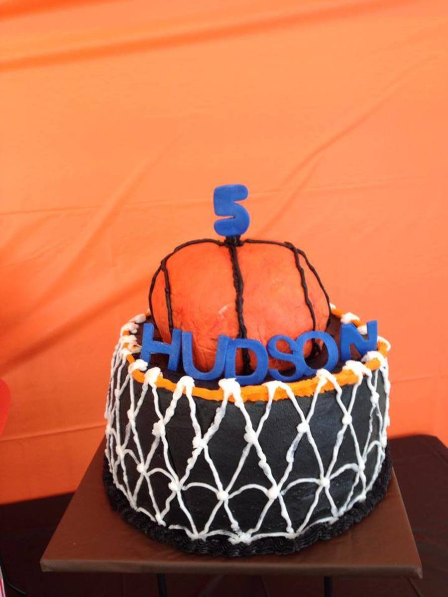 Basketball Net And Ball