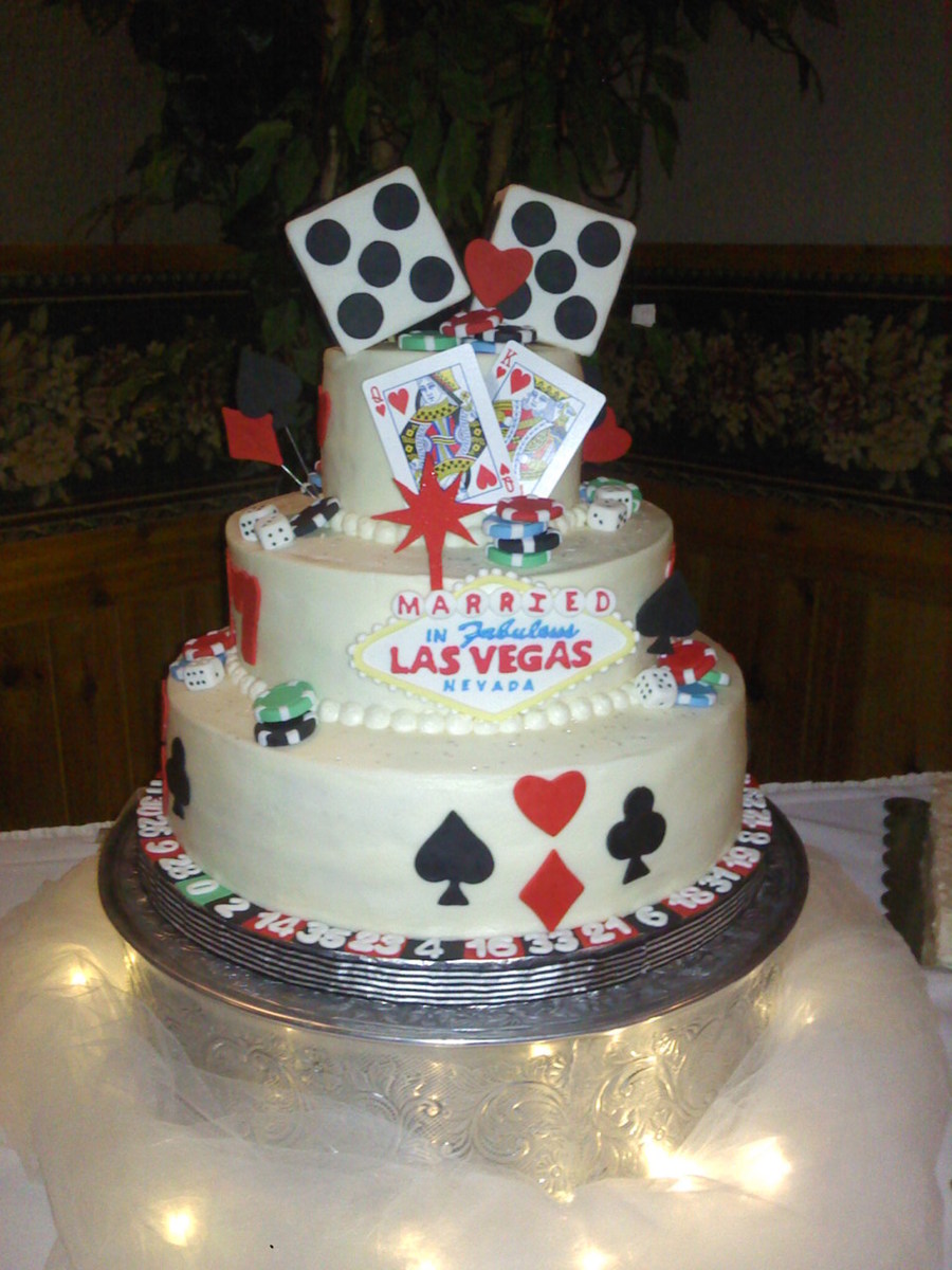 Jen's Vegas Wedding Cake