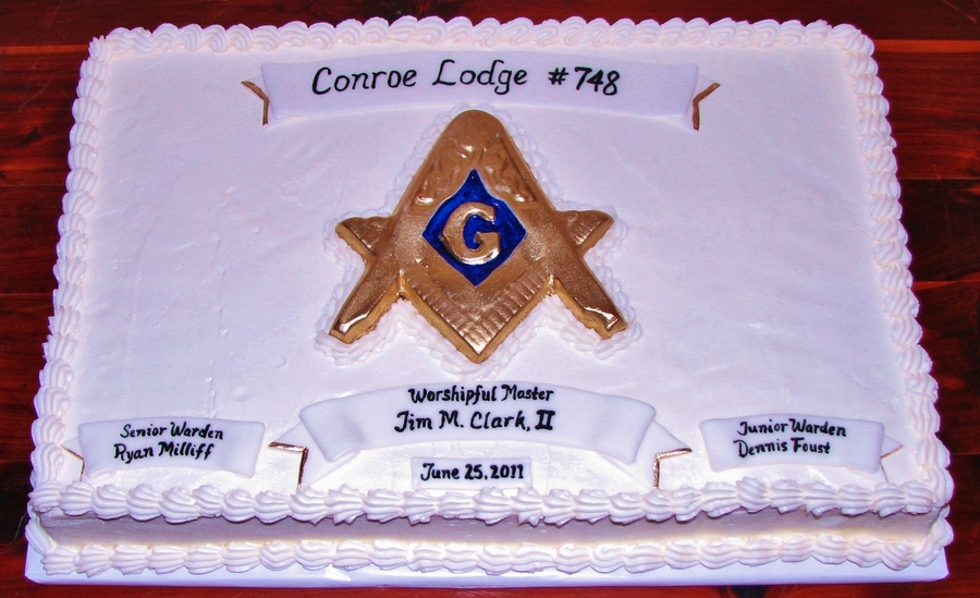 Square And Compass Cake Square And Compass Cake